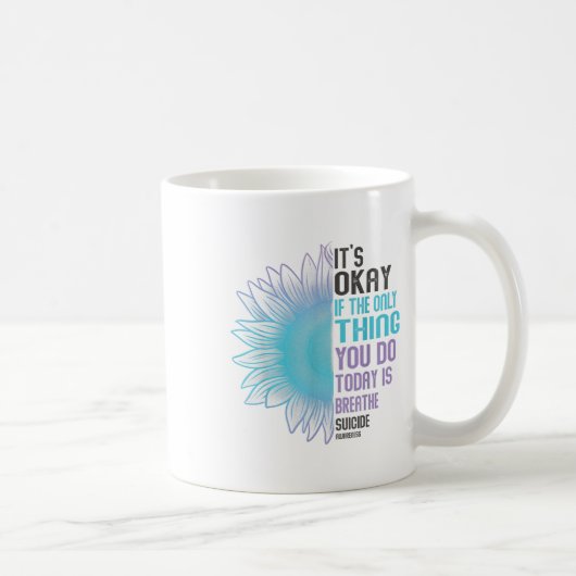 Mug Sensibilisation à la dépression Prévention du suic (Droite)