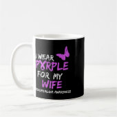 Mug Sensibilisation à la fibromyalgie Je porte le viol (Gauche)