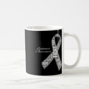 Mug Sensibilisation à la leucémie Orange Ribbon Lutte 