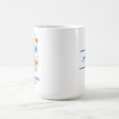 Mug Sensibilisation à la maladie d'Addison | Ruban ble (Centre)
