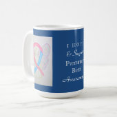 Mug Sensibilisation à la naissance prématurée Ruban An (Devant gauche)