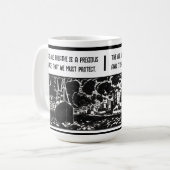 Mug Sensibilisation à la pollution de l'air Cadeaux mo (Devant gauche)