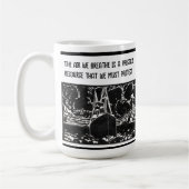 Mug Sensibilisation à la pollution de l'air Cadeaux mo (Gauche)