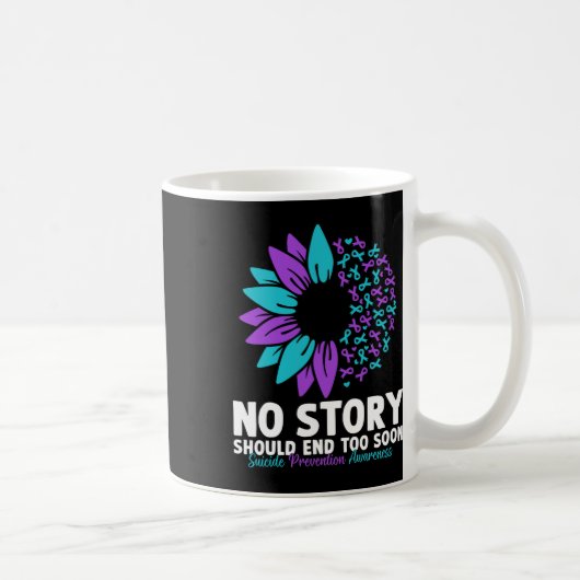 Mug Sensibilisation à la prévention du suicide Aucune  (Droite)