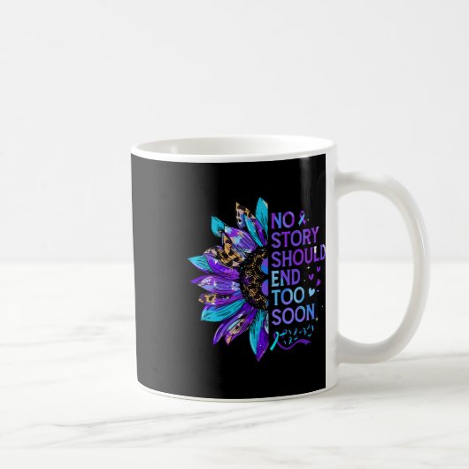 Mug Sensibilisation à la prévention du suicide Aucune (Droite)