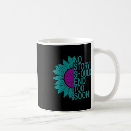 Mug Sensibilisation à la prévention du suicide Aucune (Droite)