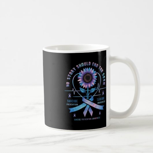 Mug Sensibilisation à la prévention du suicide Aucune  (Droite)