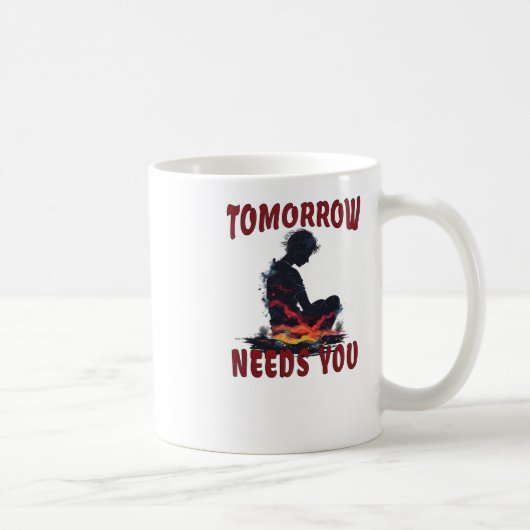 Mug Sensibilisation à la prévention du suicide Demain (Droite)
