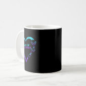 Mug Sensibilisation à la prévention du suicide Papillo (Devant gauche)