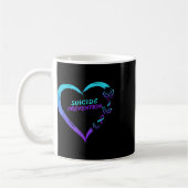 Mug Sensibilisation à la prévention du suicide Papillo (Gauche)
