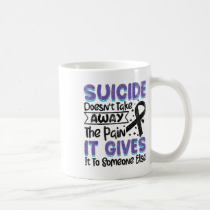 Mug Sensibilisation à la prévention du suicide Turquoi