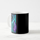 Mug Sensibilisation À La Prévention Du Suicide Violet (Devant gauche)
