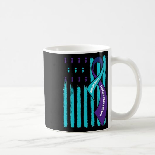 Mug Sensibilisation À La Prévention Du Suicide Violet (Droite)