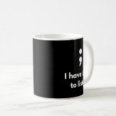 Mug Sensibilisation à la santé mentale des hommes, pas (Devant droit)