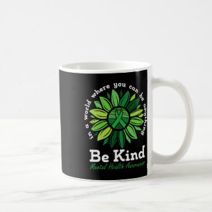 Mug Sensibilisation à la santé mentale Tournesol Vert