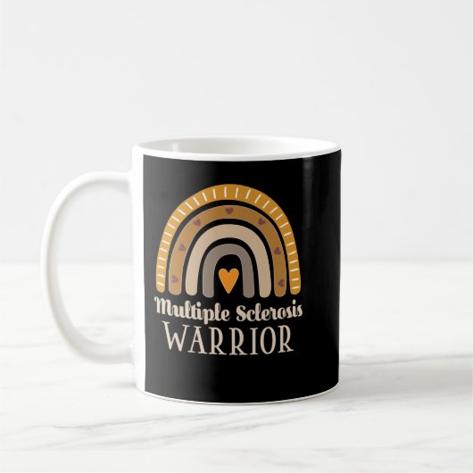 Mug Sensibilisation à la sclérose en plaques arc-en-ci (Gauche)