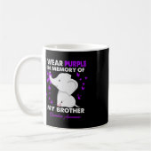 Mug Sensibilisation À La Surdose D'Éléphant Je Porte D (Gauche)
