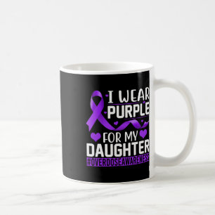 Mug Sensibilisation à la surdose Je porte du pourpre p