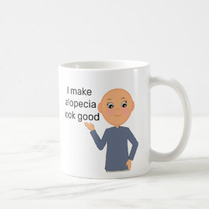Mug Sensibilisation à l'Alopécie, chauve, pas de che