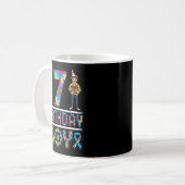 Mug Sensibilisation à l'autisme 17e anniversaire garço (Devant gauche)