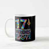 Mug Sensibilisation à l'autisme 17e anniversaire garço (Gauche)