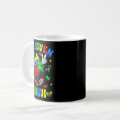 Mug Sensibilisation à l'autisme 67 six sept bruh puzzl (Devant gauche)