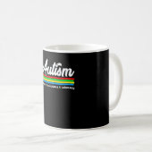 Mug Sensibilisation à l'autisme Acceptation Plaidoyer (Devant droit)