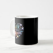 Mug Sensibilisation à l'autisme autiste (Devant gauche)