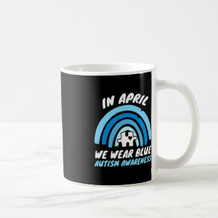 Mug Sensibilisation à l'autisme Bleu Avril Amour Autis
