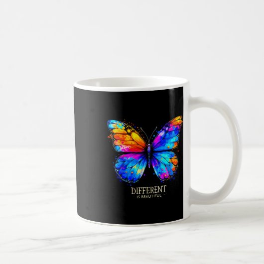 Mug Sensibilisation à l'autisme Différent Est Beau Pap (Droite)