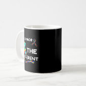 Mug Sensibilisation à l'autisme Embrasser la différenc (Devant gauche)