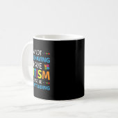 Mug Sensibilisation à l'autisme Je ne me comporte pas  (Devant gauche)