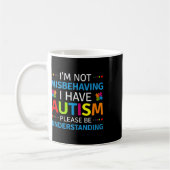 Mug Sensibilisation à l'autisme Je ne me comporte pas  (Gauche)