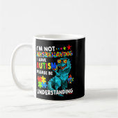 Mug Sensibilisation à l'autisme Je ne me comporte pas (Gauche)