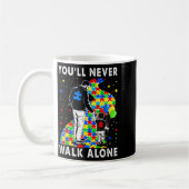 Mug Sensibilisation à l'autisme Puzzle de route pour p (Gauche)