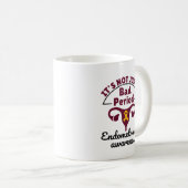 Mug Sensibilisation à l'endométriose Ce n'est pas seul (Devant droit)