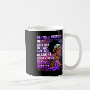 Mug Sensibilisation à l'épilepsie Forte femme noire gu