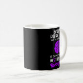 Mug Sensibilisation à l'épilepsie Mère pourpre Ribbon  (Devant droit)