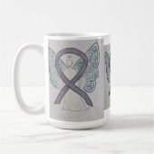 Mug Sensibilisation à l'étincelle en argent Ruban Ange (Gauche)