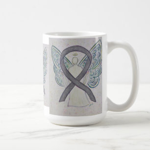 Mug Sensibilisation à l'étincelle en argent Ruban Ange