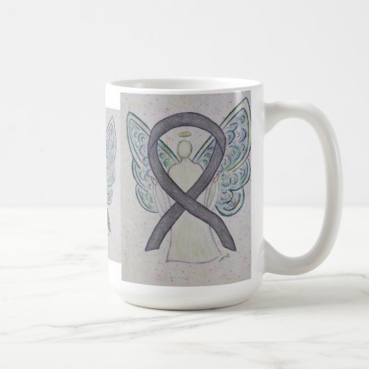 Mug Sensibilisation à l'étincelle en argent Ruban Ange (Droite)