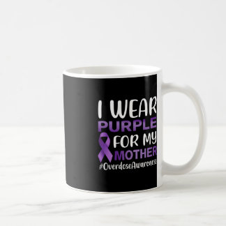 Mug Sensibilisation à l'overdose Je porte le pourpre p