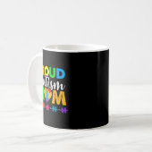 Mug Sensibilisation Acceptation maman fière autisme (Devant gauche)
