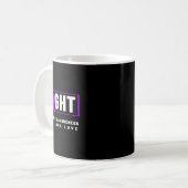 Mug Sensibilisation - Alzheimer Combattre Heimer (Devant gauche)