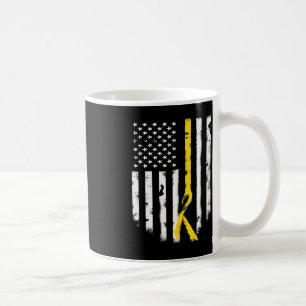 Mug Sensibilisation au cancer de l'enfance - Drapeau a