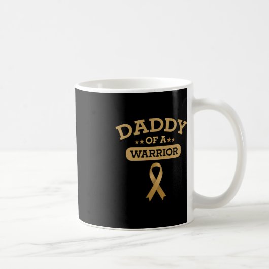 Mug Sensibilisation au cancer de l'enfance Papa d'un s (Droite)