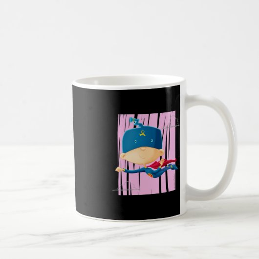 Mug Sensibilisation au cancer de l'enfance Super GA (Droite)