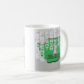 Mug Sensibilisation au cancer du cerveau à Washington (Devant droit)