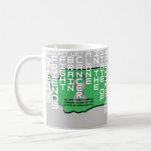 Mug Sensibilisation au cancer du cerveau à Washington (Gauche)