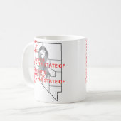 Mug Sensibilisation au cancer du cerveau au Nevada (Devant gauche)